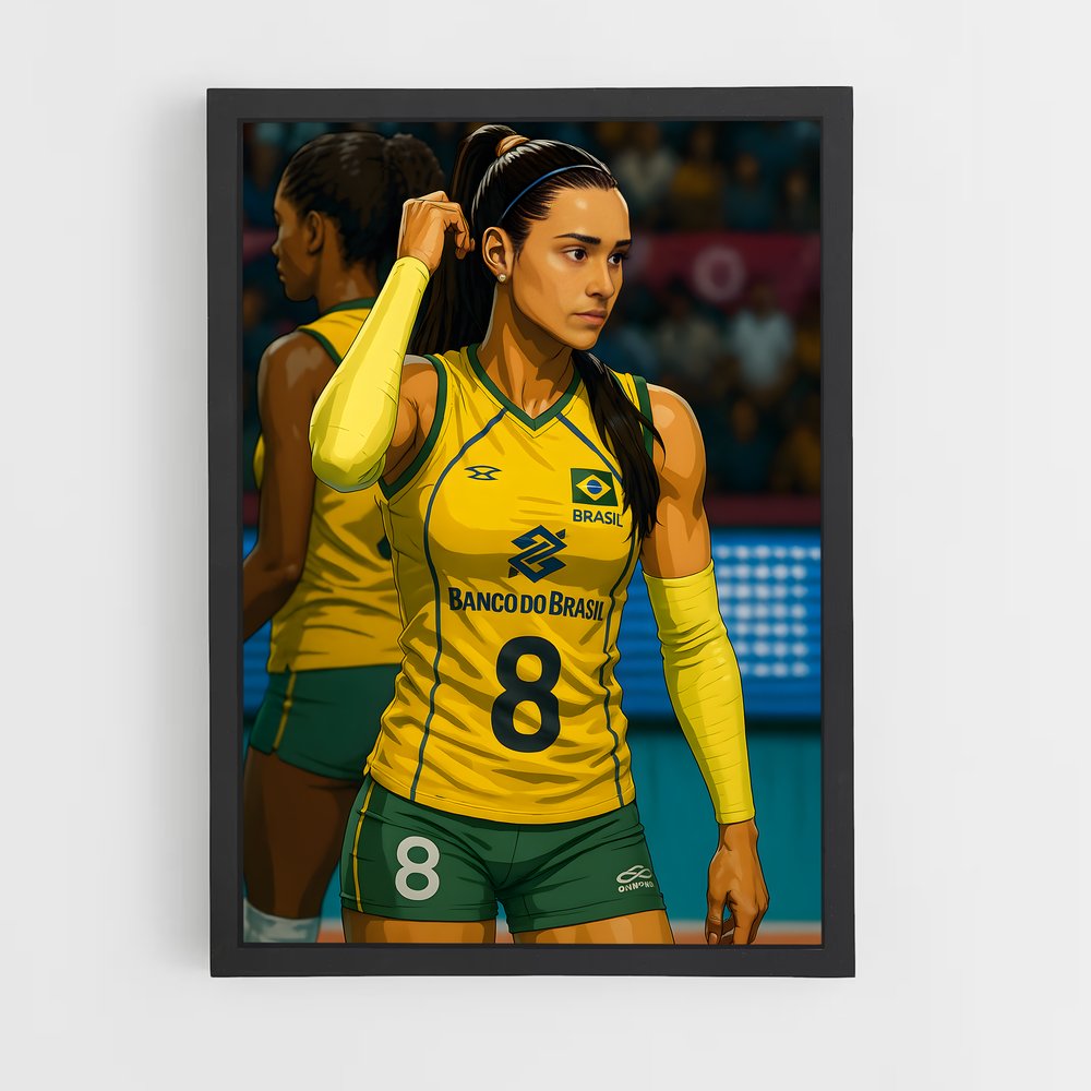 Poster Esprit de Volley – affiche Volleyball (vue 2)